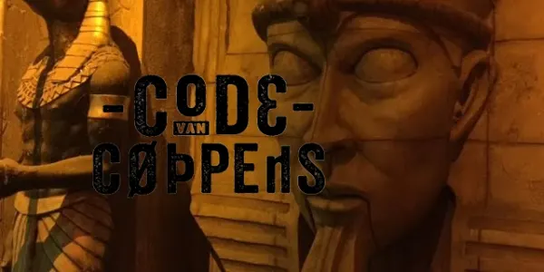 Farao-beelden in een gouden tombe